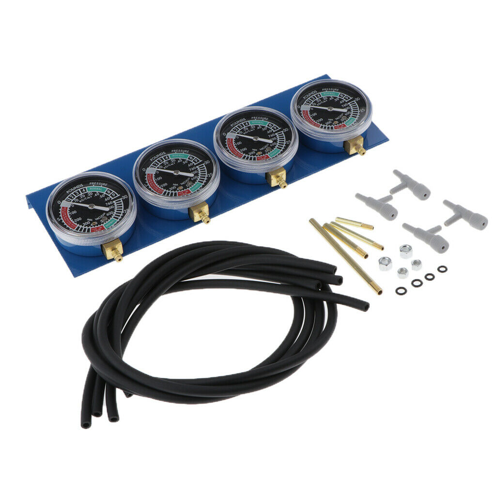 1pcs Fuel Vacuum Carburetor Balancer Synchronizer Gauge 4 Cyl for Motorcycle