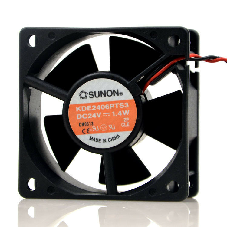 1pc SUNON KDE2406PTS3 24V 1.4W Cooling Fan 60*60*25MM 2pin