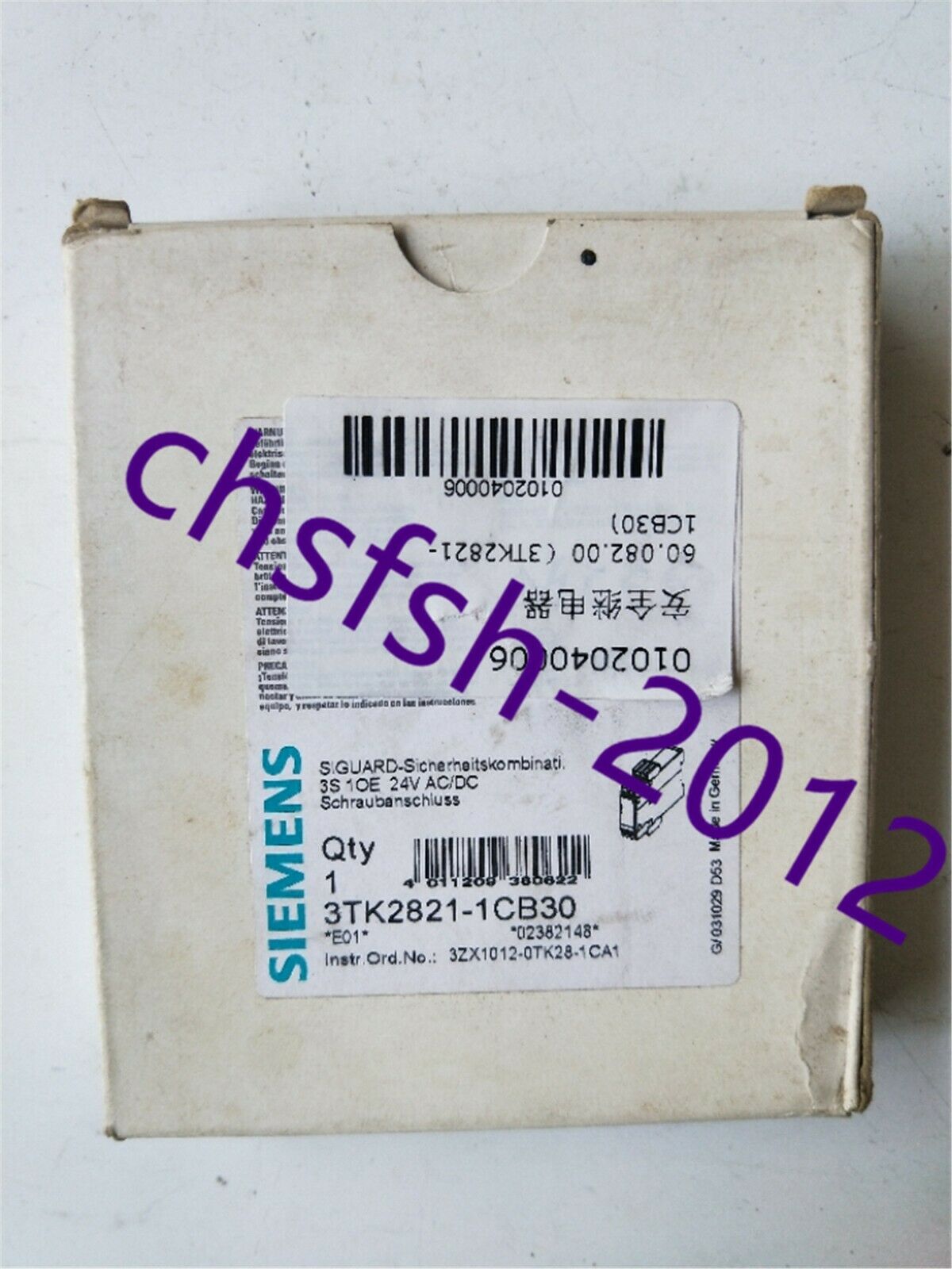 1 pcs New IN Box Siemens 3TK2821-1CB30 safety relay