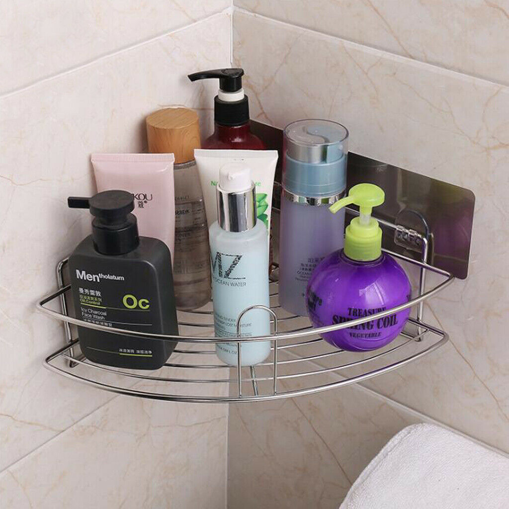 Shower Caddy Corner Shower Basket Stainless Steel Bathroom Shower Organizer