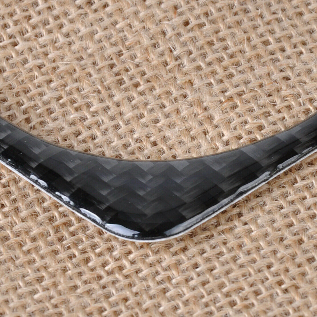 Fit for 09-15 Audi A4 B8 A5on Fiber Cup Holder Panel Cover Frame Overlay Trim An