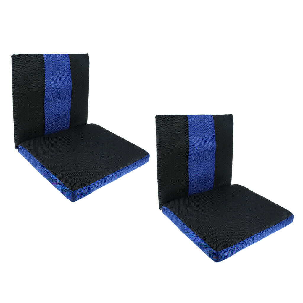 2 Pieces. Black Seat Pad Seat Cushions Cushions Floor Cushions Double Seat
