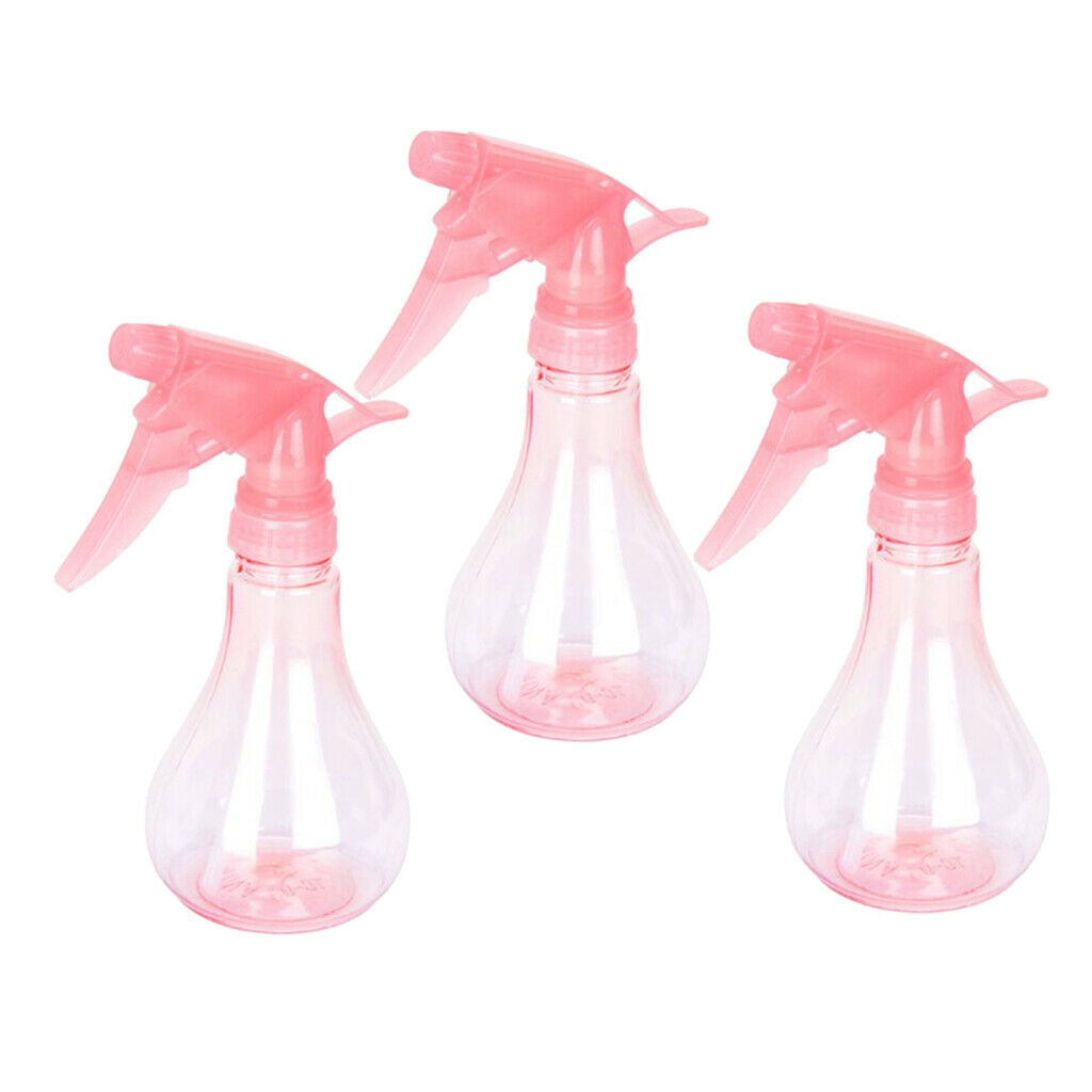 3pcs Misting Spray Bottle for Haircut Salon Skin Care Pet Washing Pink