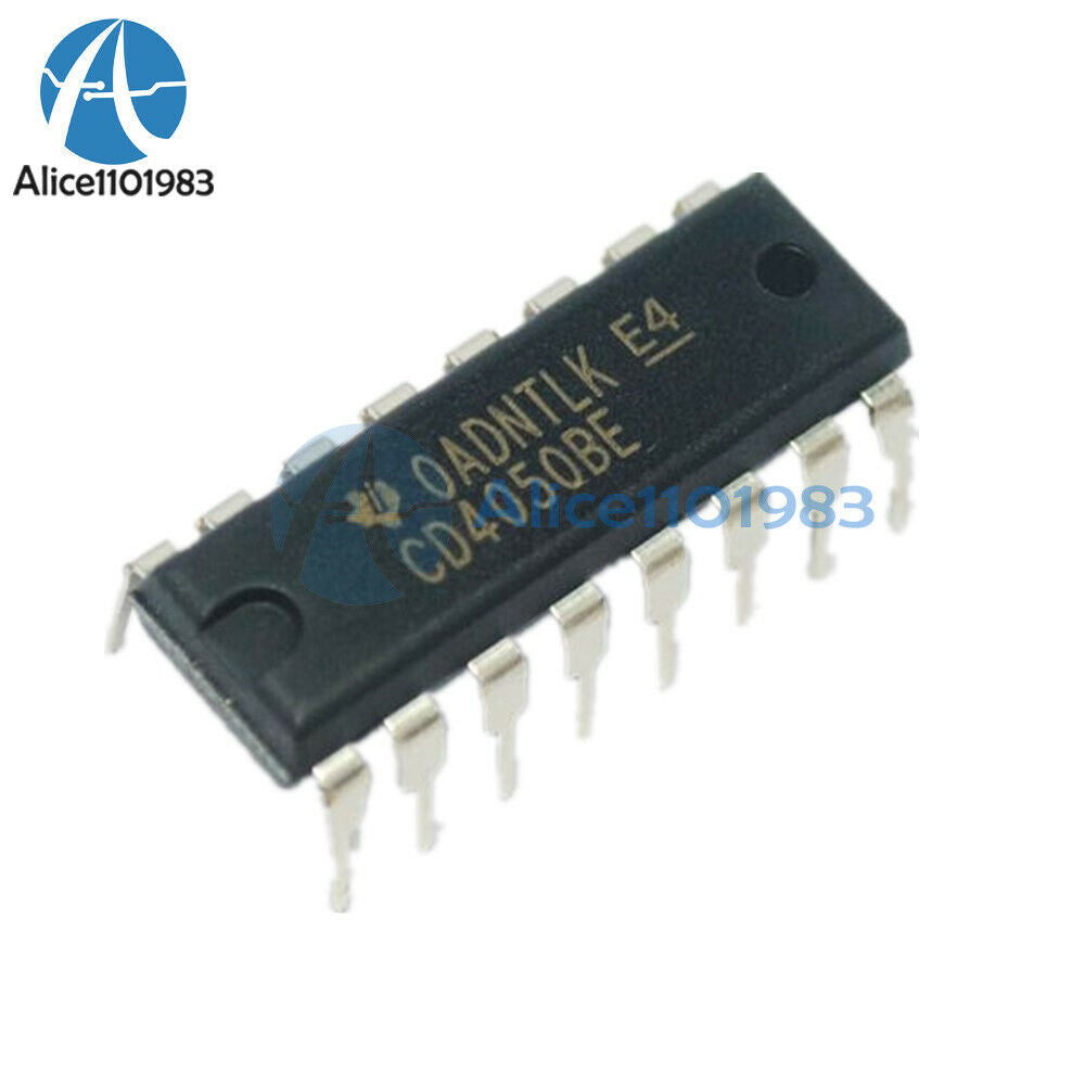 10Pcs CD4050BE DIP-16 CD4050 TI HEX NON-INVERTING BUFFER/CONVERTEÌ´R AL