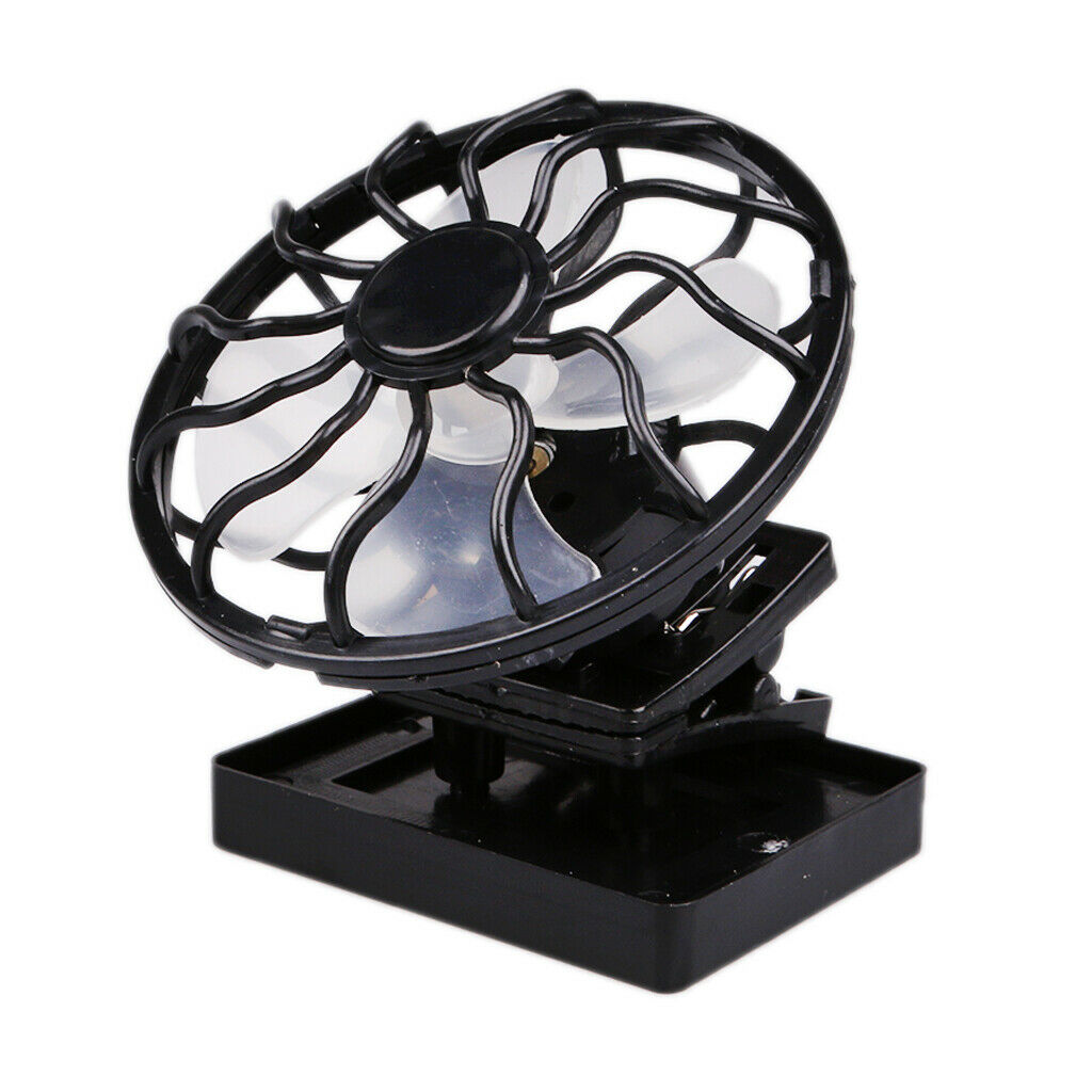 Mini Solar Fan Portable Solar Fan Sun Energy Fan Clip On Cooler