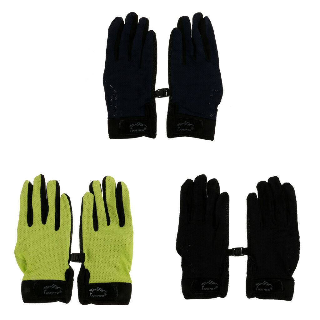 Non-slip Touch Screen Gloves Outdoor Cycling Hiking Climbing Gloves M Blue