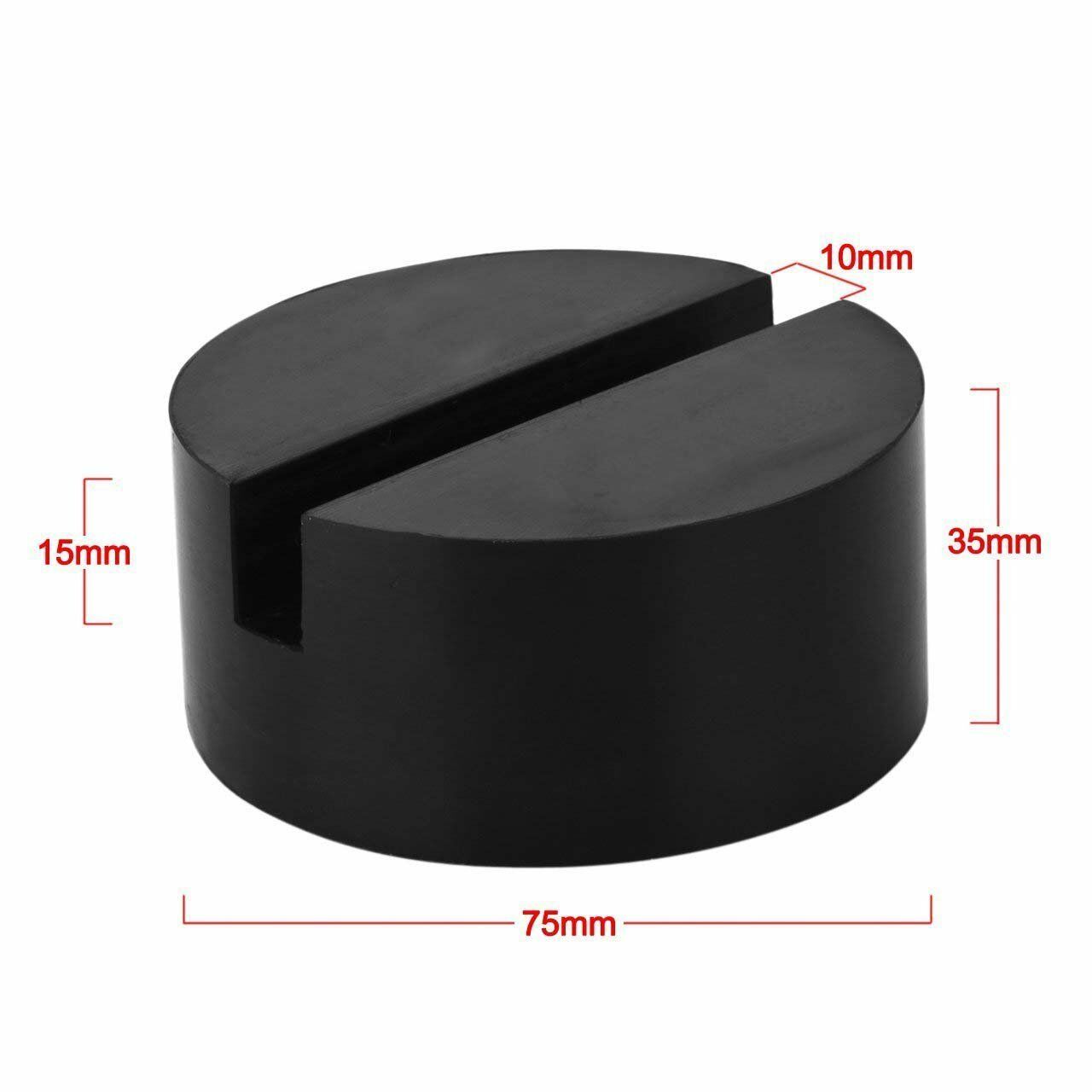 2x Universal Floor Jack Disk Pad Adapter for Pinch Weld Side Rail Stand Jack Pad