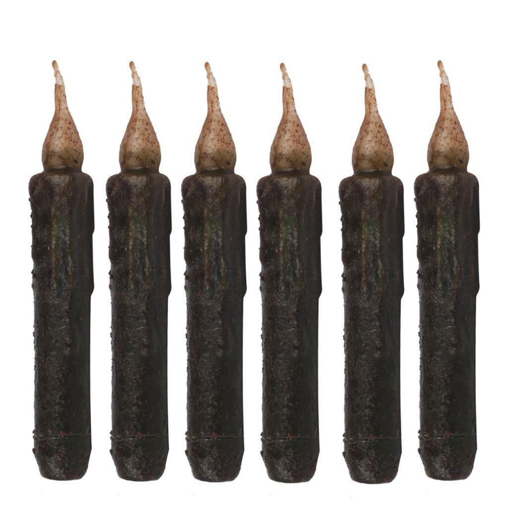 6x Battery Powered LED Long Taper Candle for Church Home Wedding Party Decor