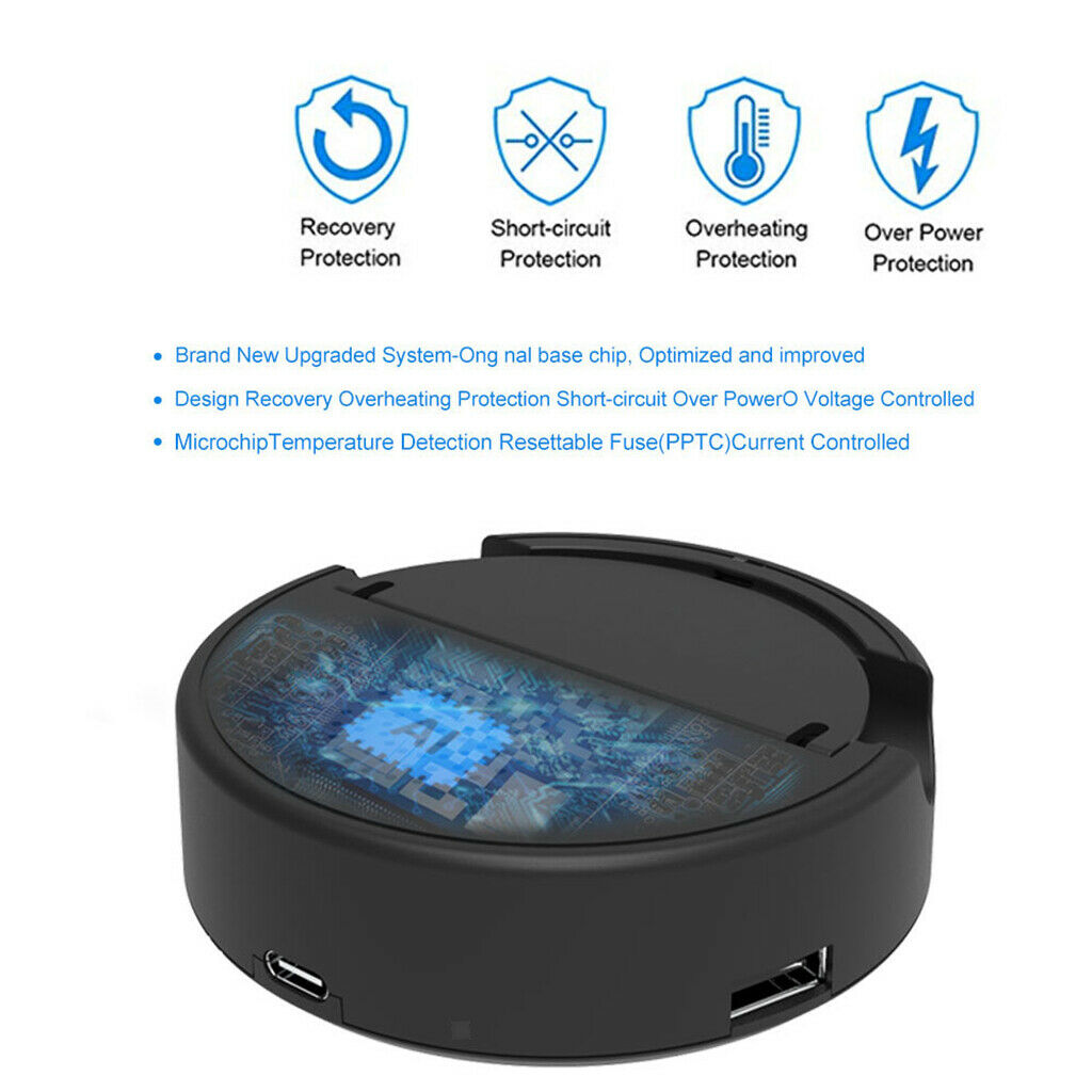 Portable Charging Stand Mini USB Charging Base Circle Holder Plug & Play