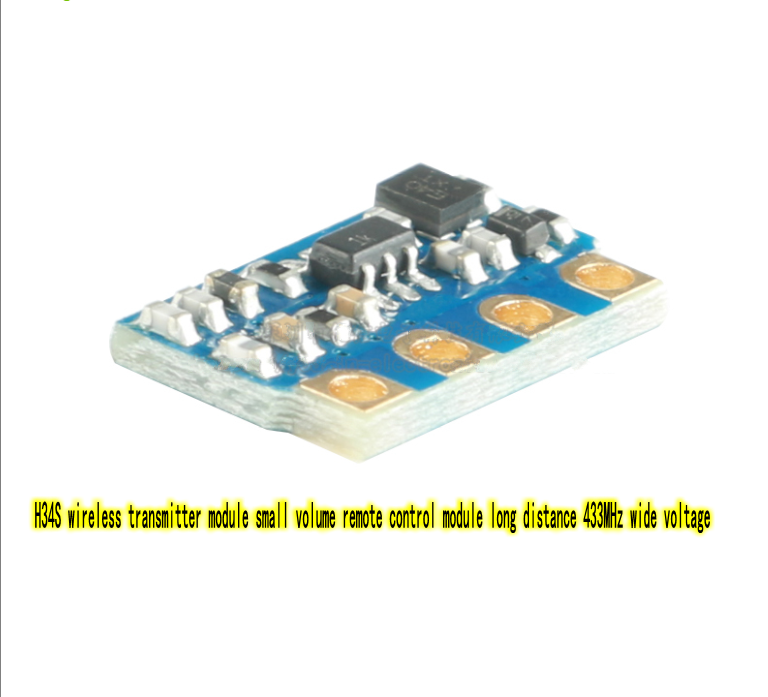 1pcs H34S wireless transmitter module 433MHz wide voltage