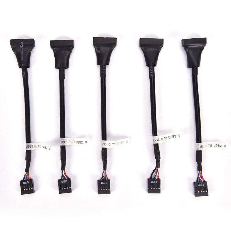 5pcs USB 3.0 20 Pin Male Header to USB 2.0 female Adaptor for motherboardcablDD