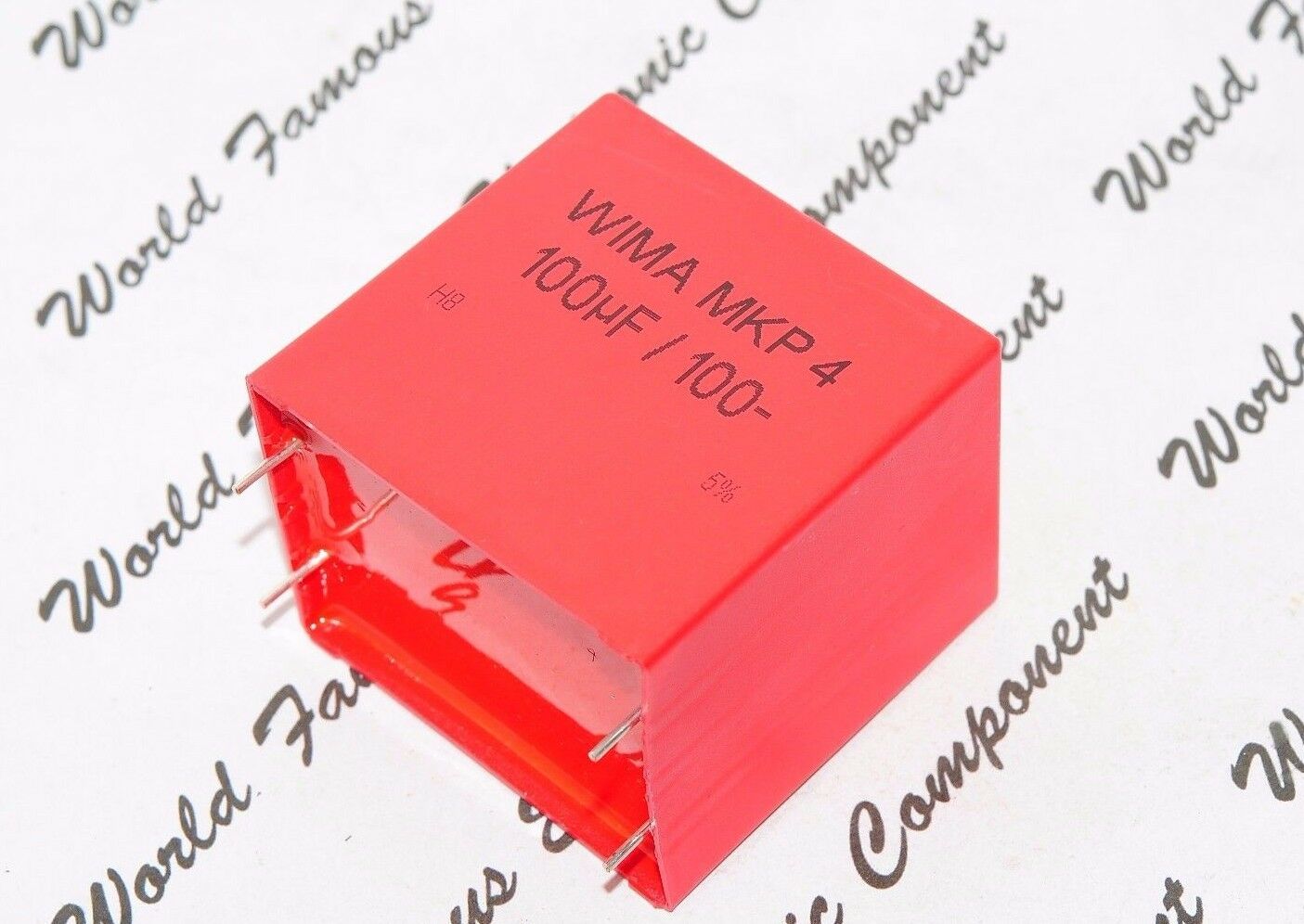 1pcs - WIMA MKP4 100uF (100µF) 100V 5% 4-Pin pitch:52.5mm Capacitor