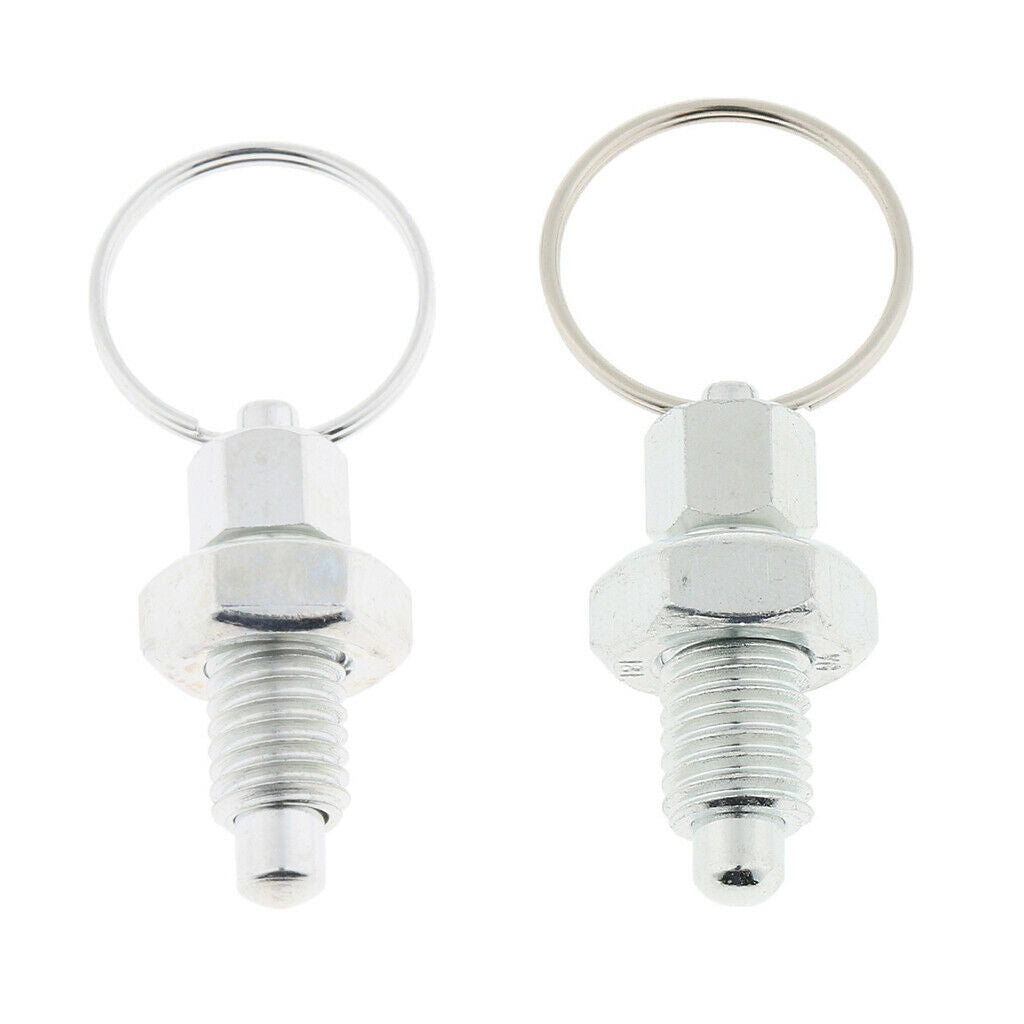 2-Piece Plunger Index Piston Index Single Ring Type Stainless Steel M8 & M12
