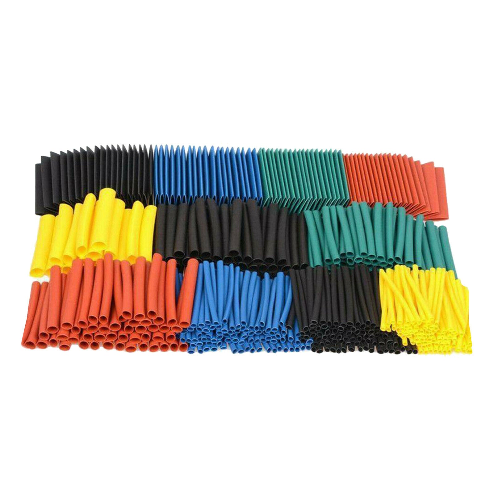 530PCS Polyolefin Heat Shrink Tube Sleeve for Wire Cable car Electrical Wrap
