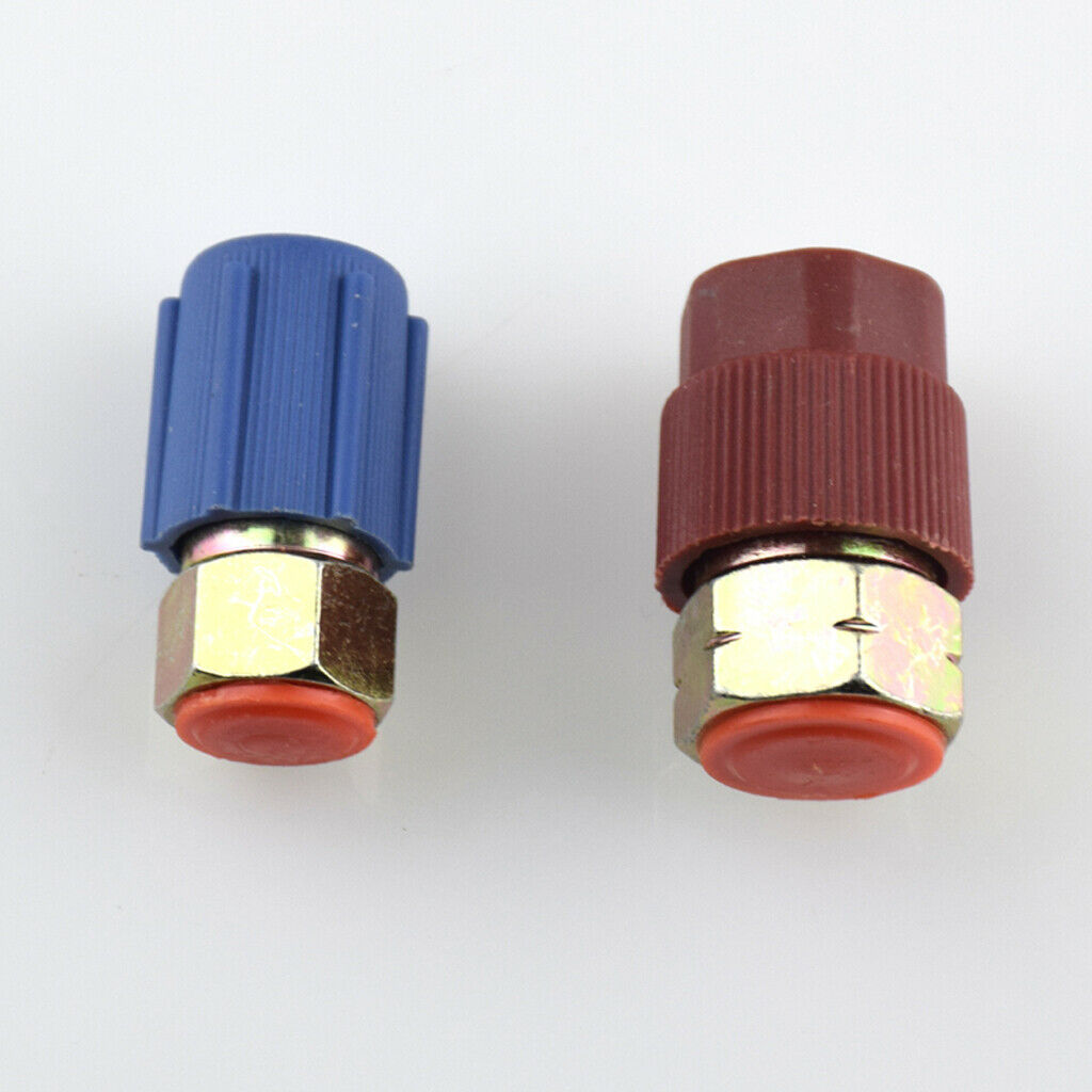 Pair AC R12 to R134A Quick Couplers Connectors Adapters Conversion High and Low