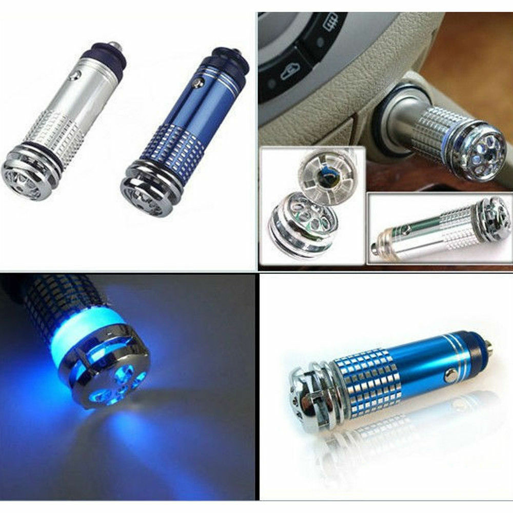 Auto Car Fresh Air Freshener Ionic Purifier Oxygen Bar Ozone Ionizer Cleaner US