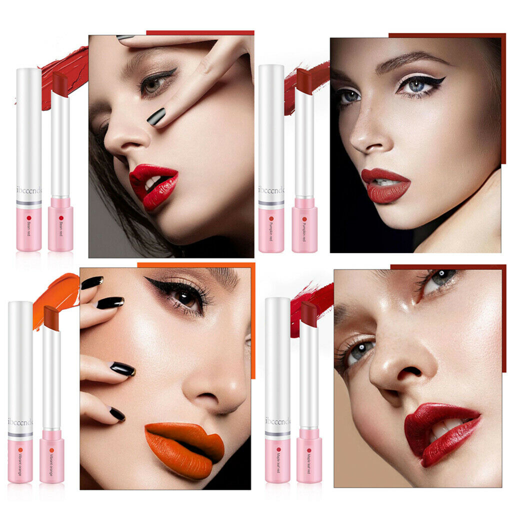 4x Velvet Creamy Smooth Lipsticks Waterproof Makeup Lip Stick Lip Color