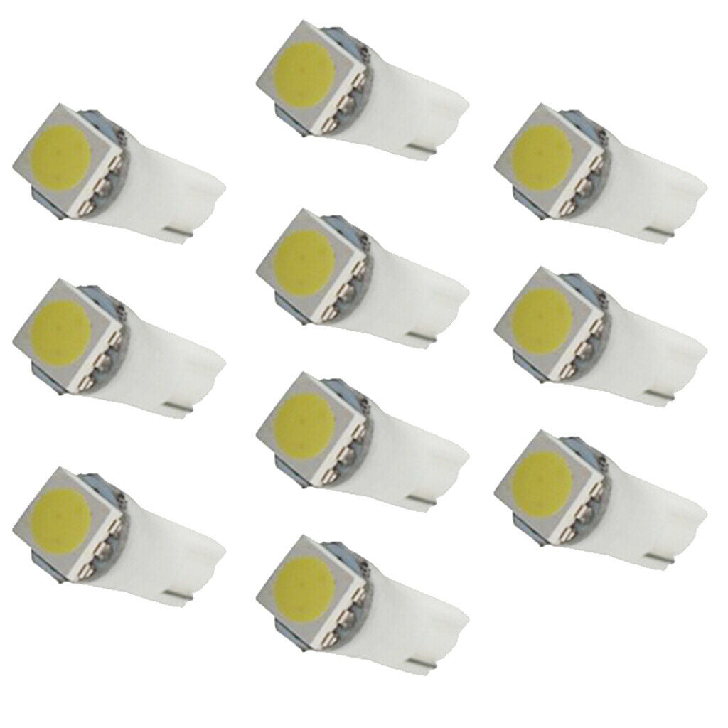 10x T5 5050 Car Interior Lighting Map Dome Lights