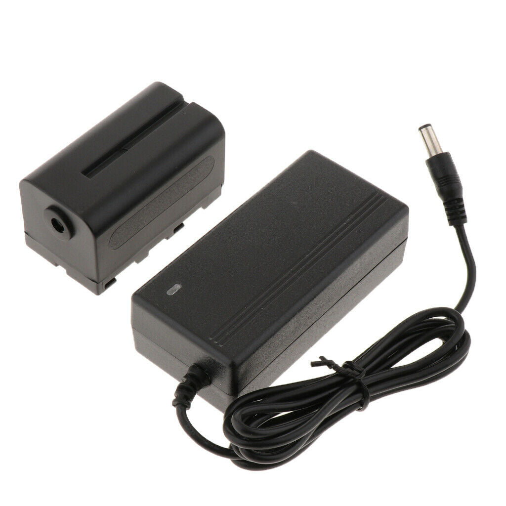 AC Power Adapter Kit & DC Coupler for Photography Light with F970 F750 F550
