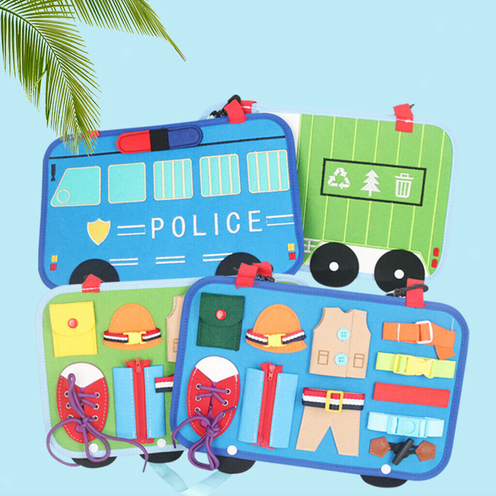 Busy Board for Toddlers Learn to Dress Sensory Toys Children for Girls Boys