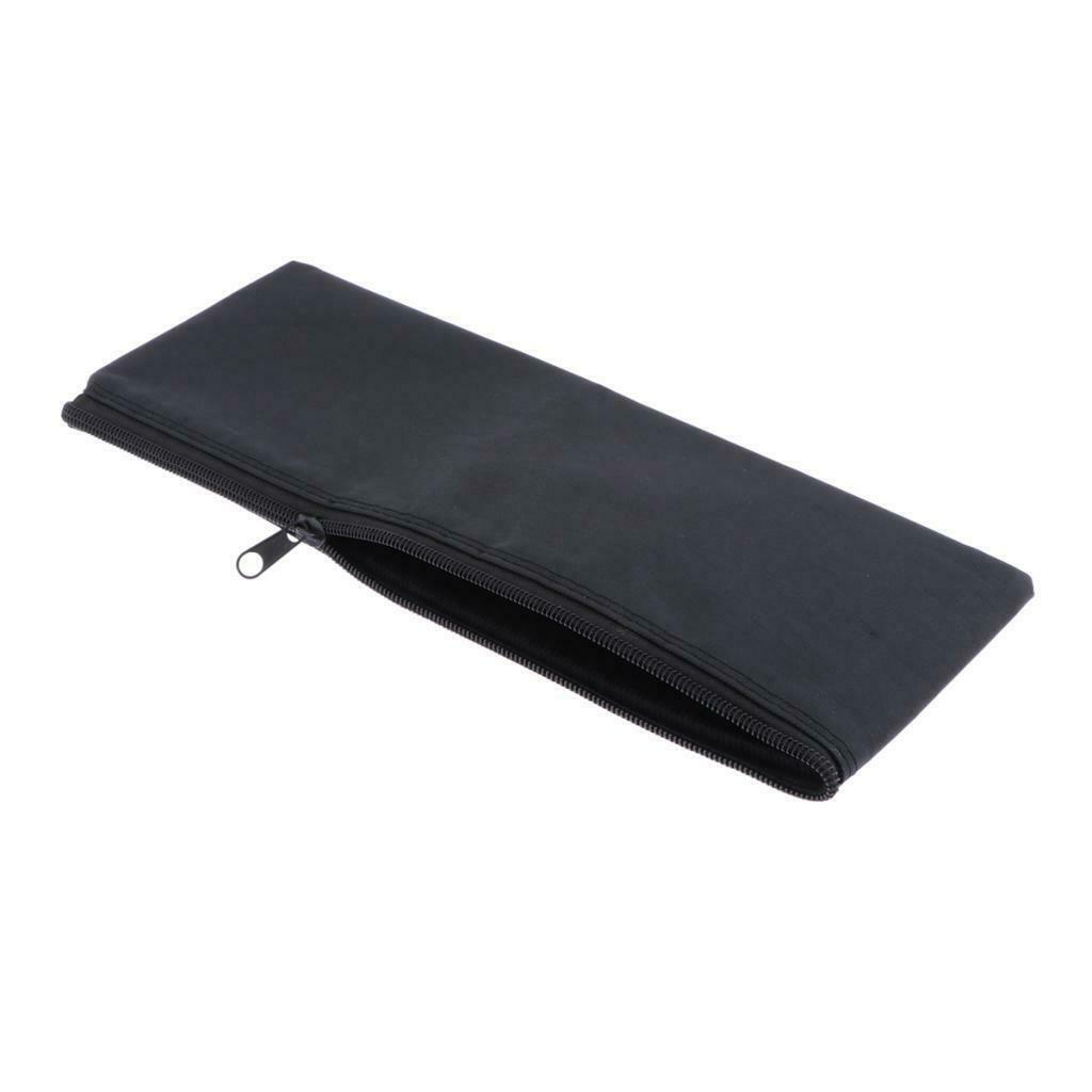 Waterproof Bag Pouch Oxford Cloth Black 31x11cm KTV Bar Outdoors Travel