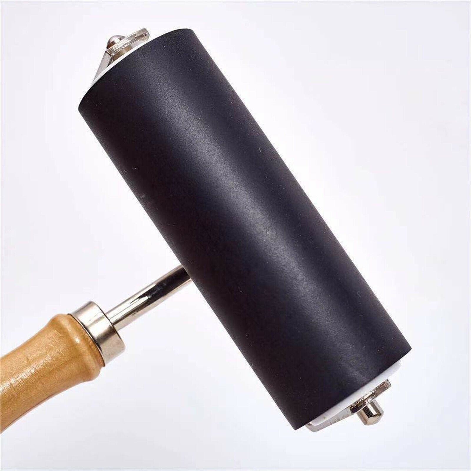 10cm Deluxe Rubber Roller Glue Brayer for Stamping Gluing Arts Crafts Tool