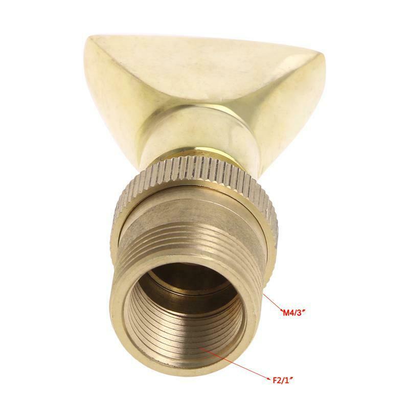 1/2" DN15 3/4" DN20 Fan Shape Spring Fountain Pond Nozzle Sprinkler Spray Head