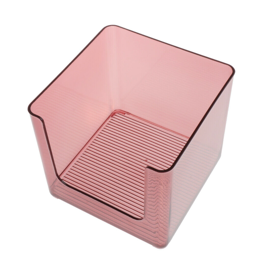 Plastic Desktop Jewelry Storage Finishing Box Organizer Cosmetics Display - Red,