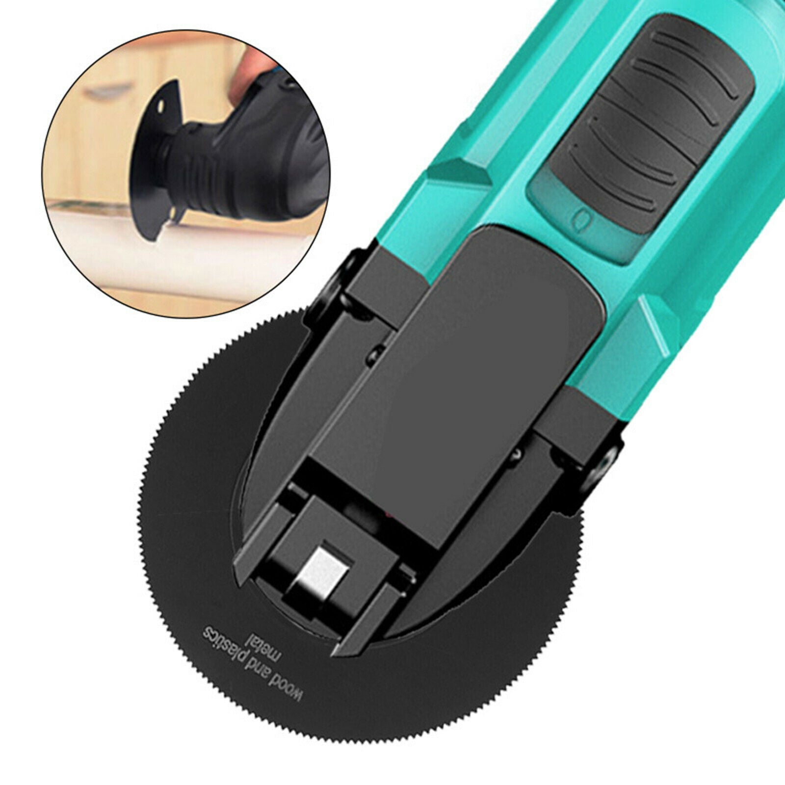 Black 80mm Saw Blade Accessories Round Multi-Purpose Circular Woodworking