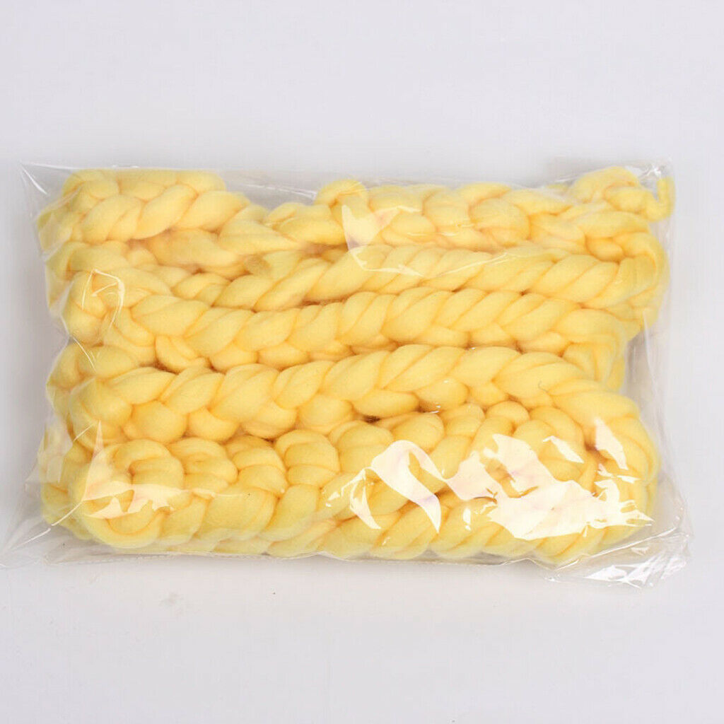 2x Newborn Baby Photography Photo Props Backdrop Wool Knitting Blanket Rug