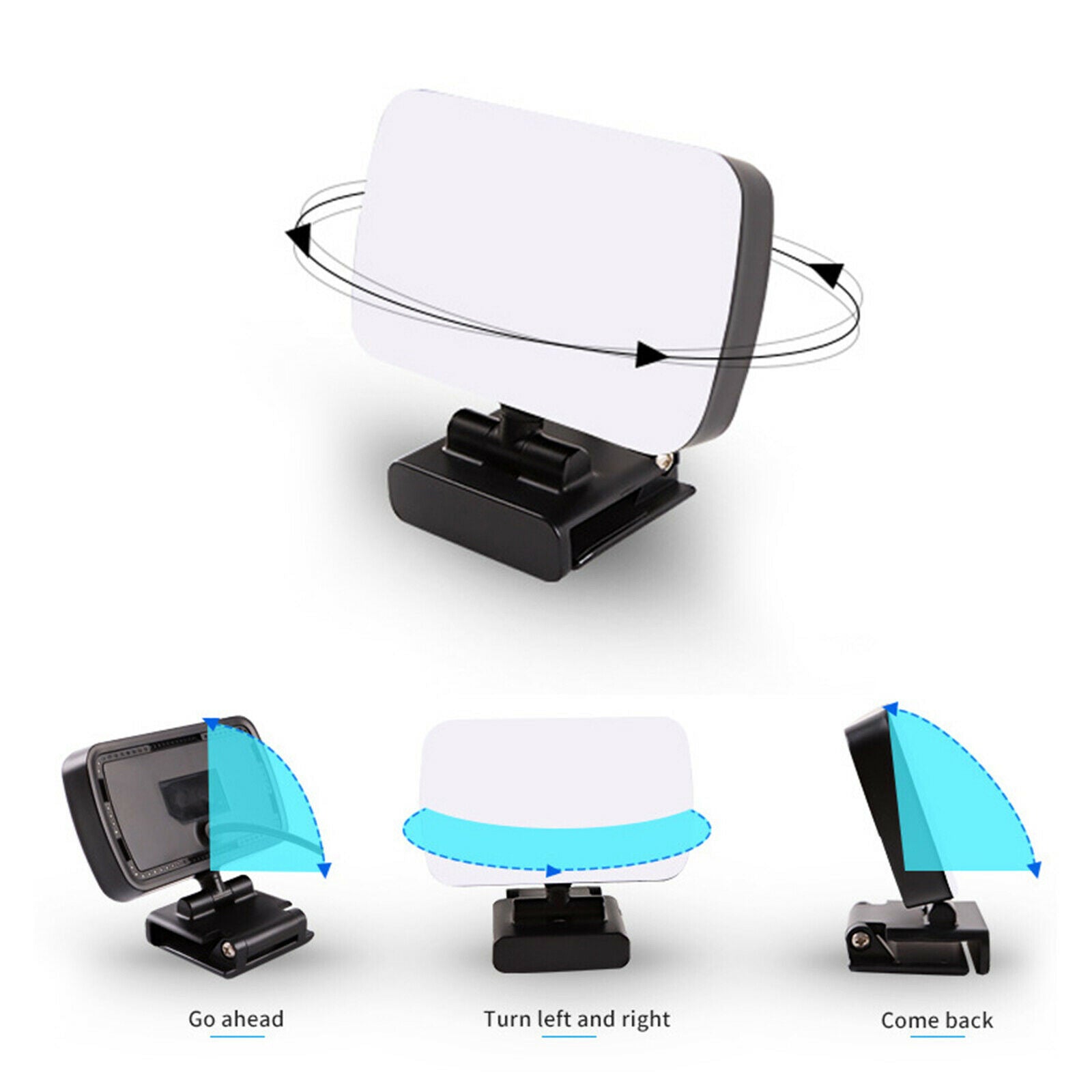 Mini LED Video Light Rechargable Pocket Photo Light for Video Recording