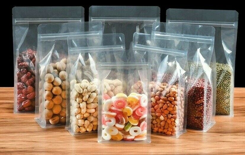 Pack Clear Ziplock Zipped Lock Reclosable Plastic Poly Small Bags 7*10cm 100pc