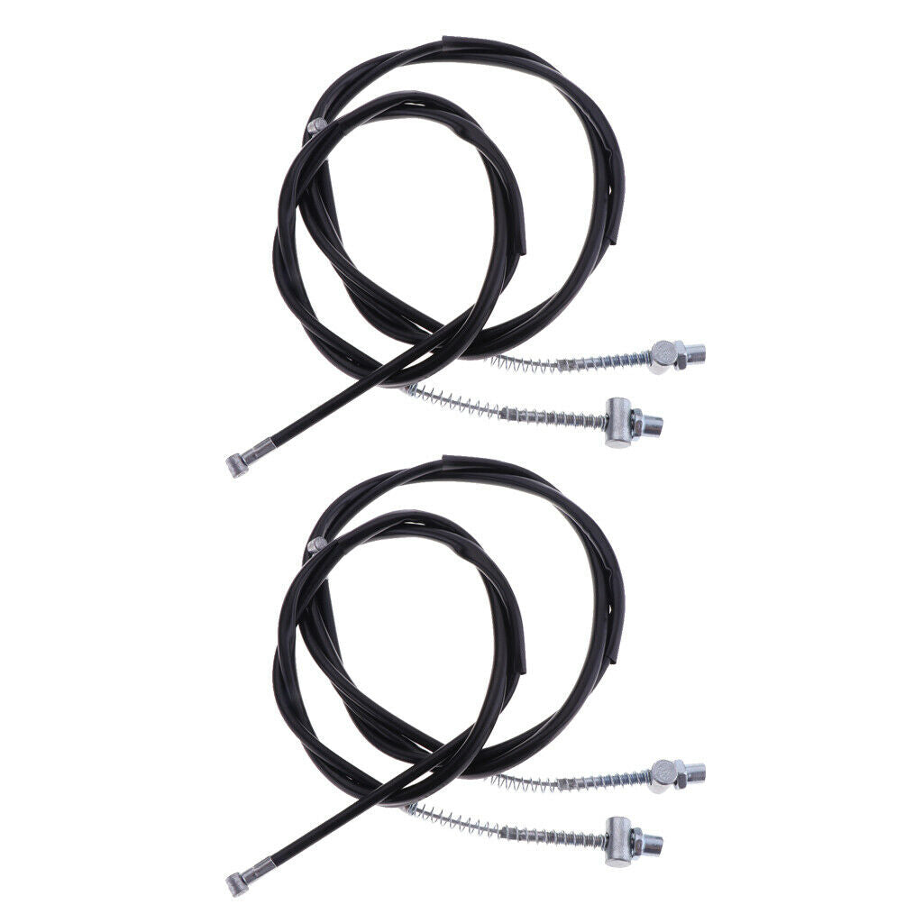 Black Durbale Front & Rear Brake Line Brake Cable Assembly for Yamaha PW50