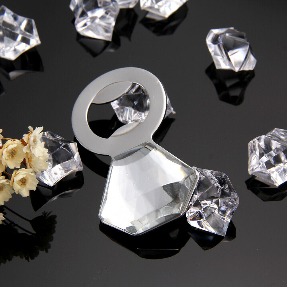 Creative Crystal Diamond Metal Wine Bottle Opener Wedding Promotion Gift  @