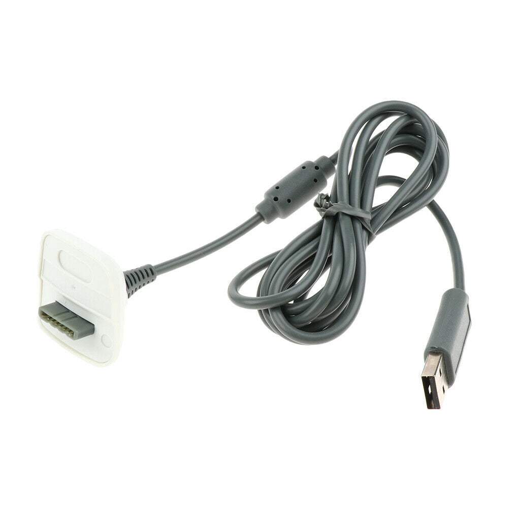 Charger Cable for Microsoft Xbox 360 Console USB Power Charging Cord Wire 1.5m
