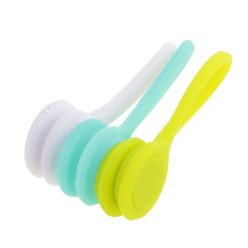 6 Piece Magnetic Earphone Cable Winders Wrap Corder Organzier String Tidy