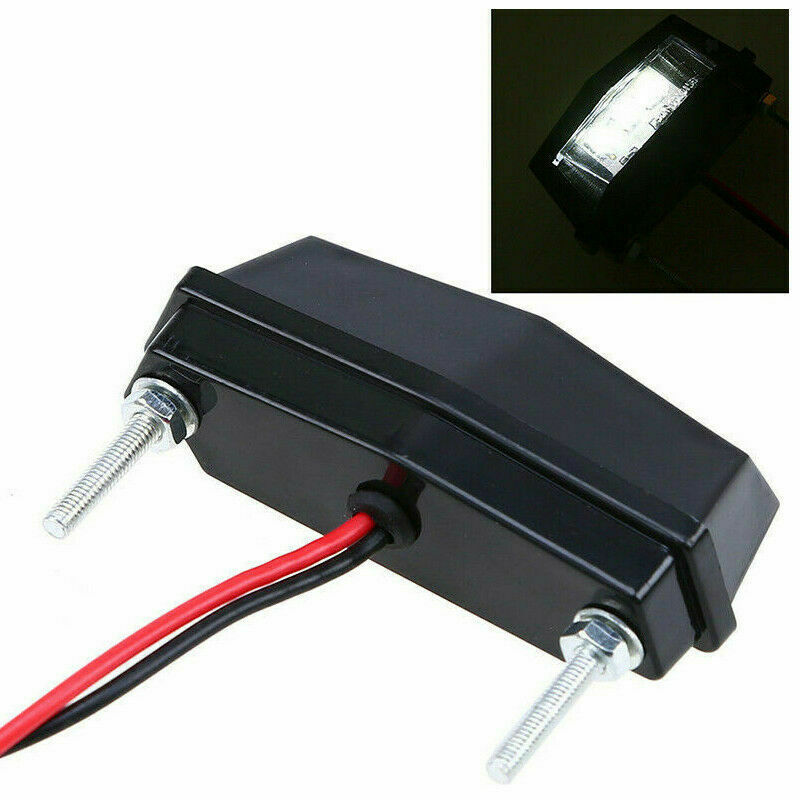 New Black Durable 12V LED Rear Tail Light Lamp For Motorcycle Bikes Scooters