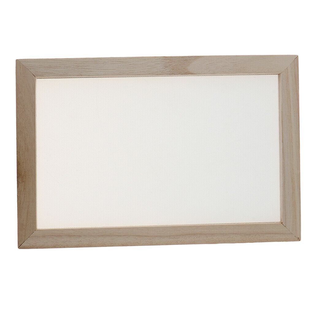 2 Pieces 20x30cm Paper Making Screen Frame, Ready Meshed and Comes with an