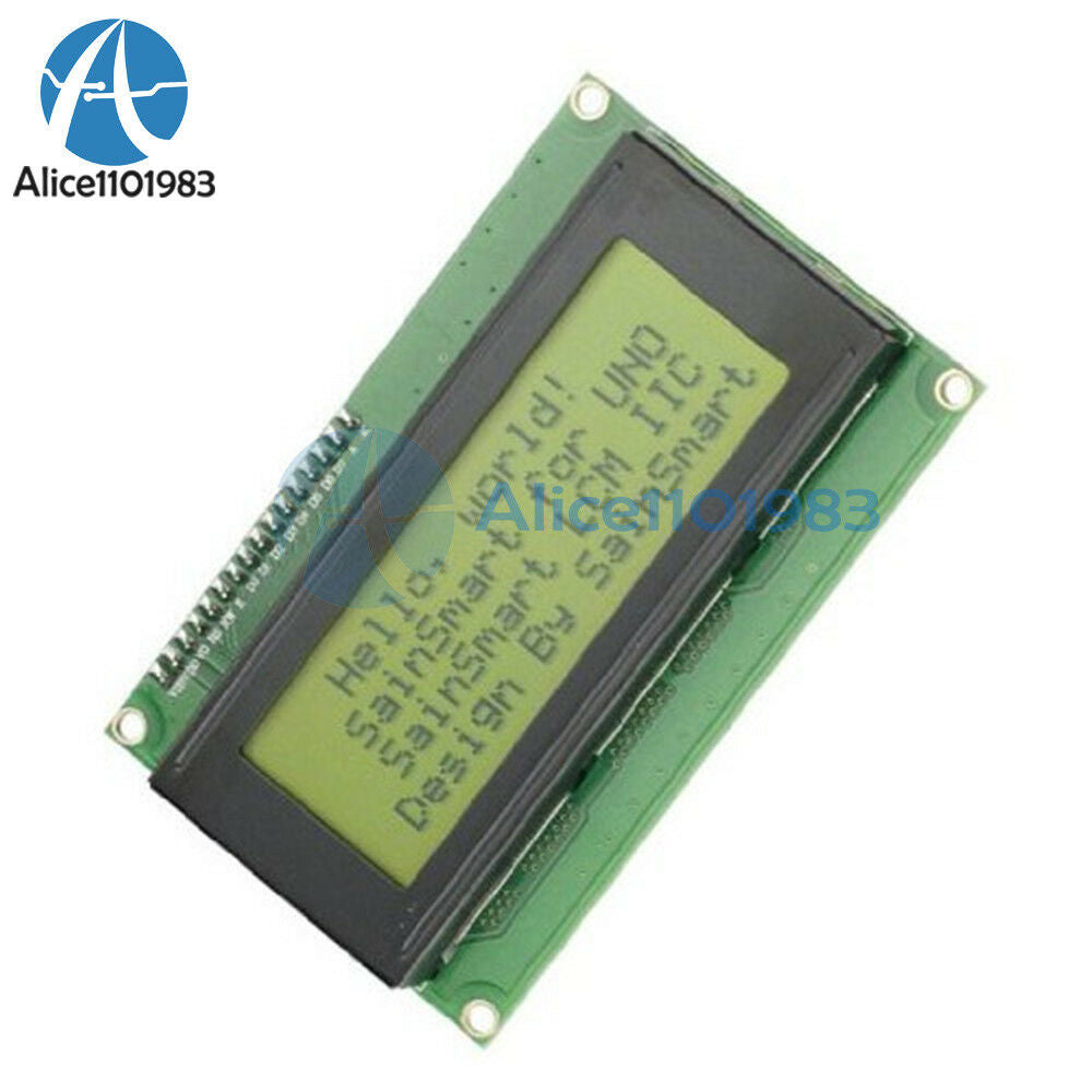 20x4 LCD 2004 Character Display + IIC/I2C/TWI/SPI Serial interface Board Module