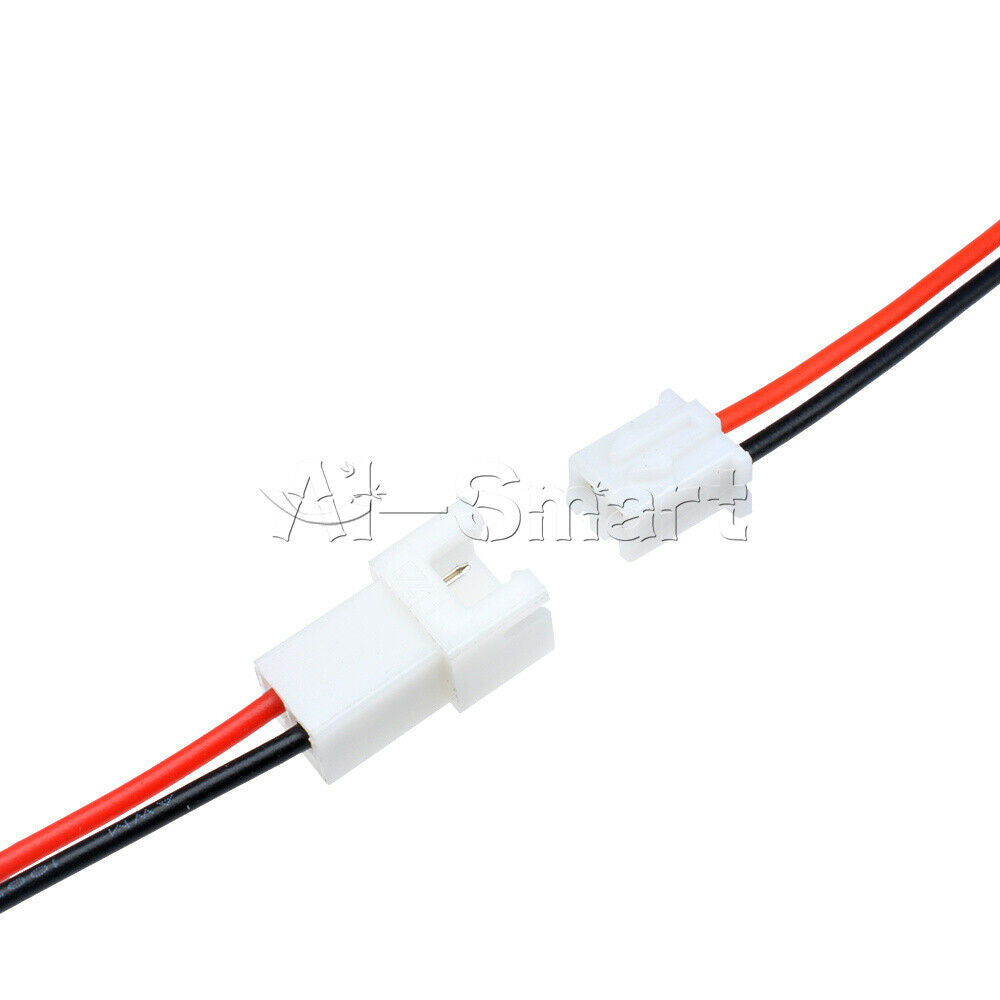 2Pin JST SM XH Plug Wires Plug Wire Connector Male to Female 5/10 Pairs