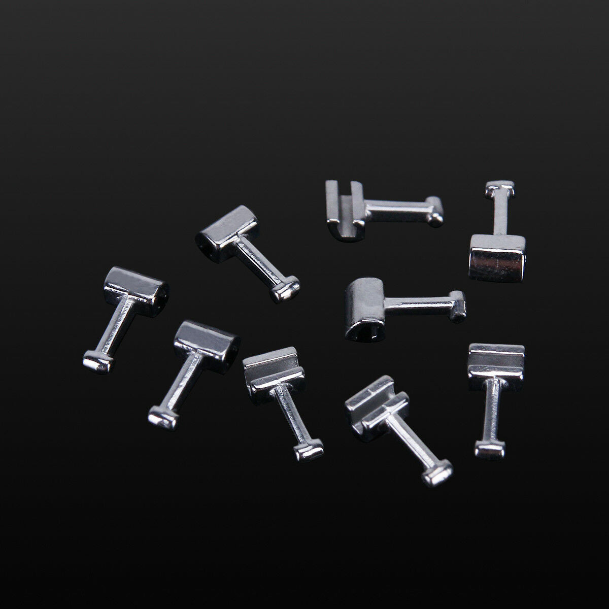 100 Packs AZDENT Dental Orthodontic Crimpable Hook Long Type 10pcs/Pack