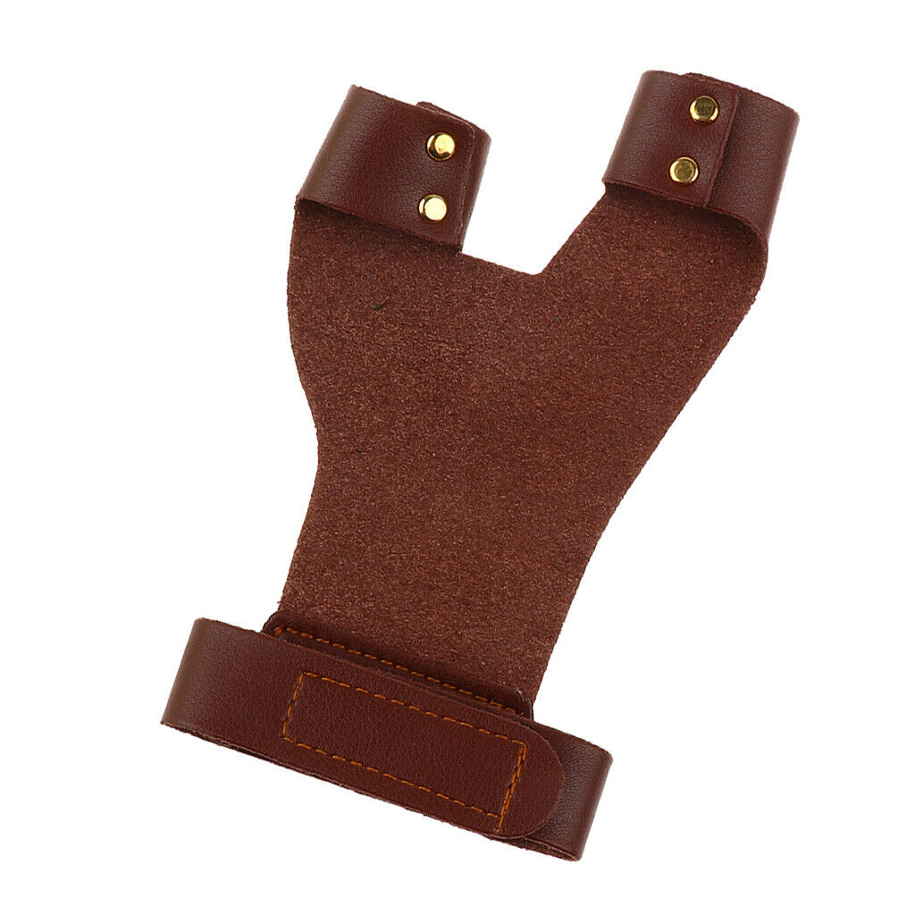 Cow Leather Archery Hunting Left Hand Protect Gear