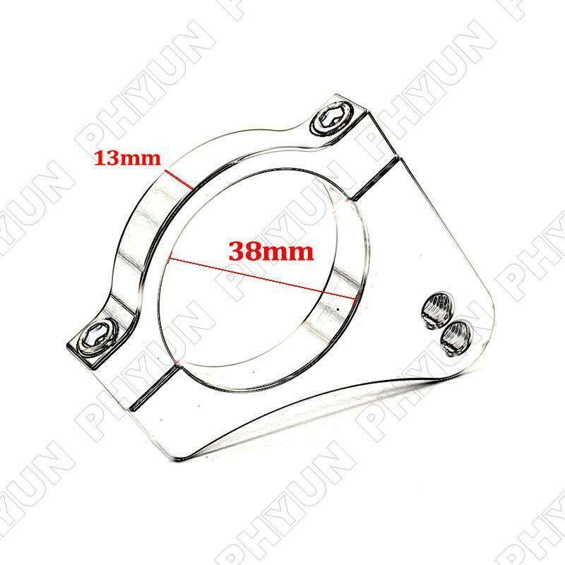 38MM Motorcycle Steering Damper Fork Bracket Black Aluminium Alloy Universal