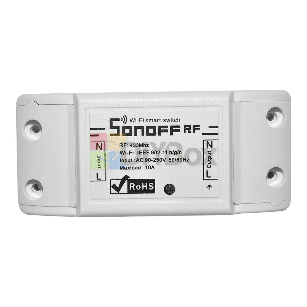 433Mhz Sonoff RF Wireless Smart Switch Module Socket For Home Applicance Remote