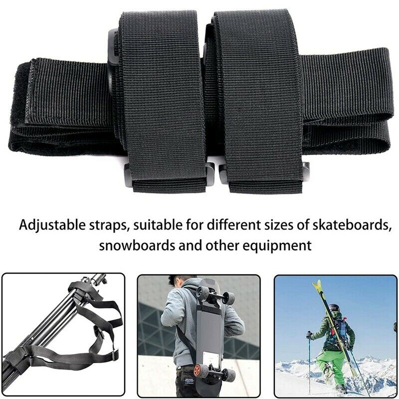 Skateboard Shoulders Carry Strap, Adjustable Longboard Shoulder Cer BackpackA1D9