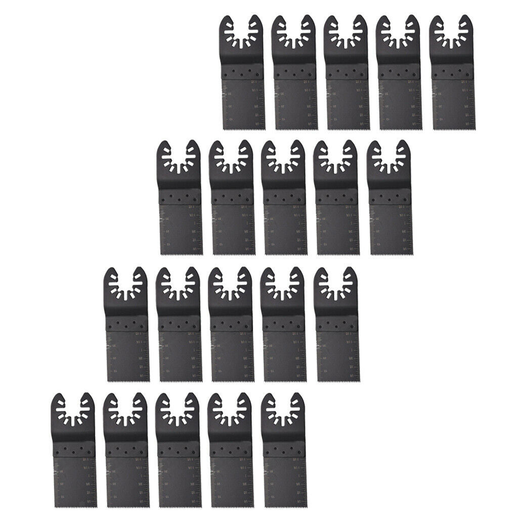 20Pcs Universal Oscillating Saw Blade Wood Cutting Renovator Tool Accs 34mm
