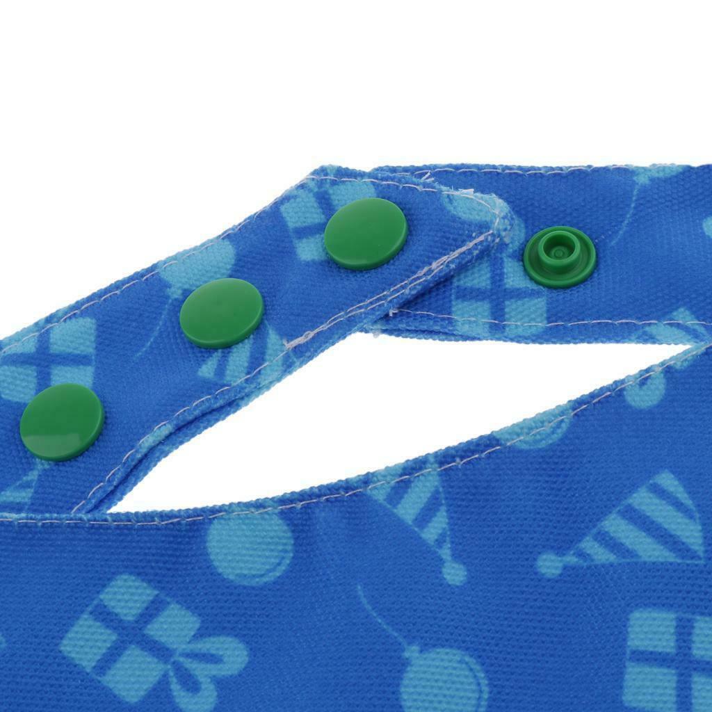 Dog Cat Scarf Cat Dog Decorative Saliva Towel For All Breeds Dog Blue-S