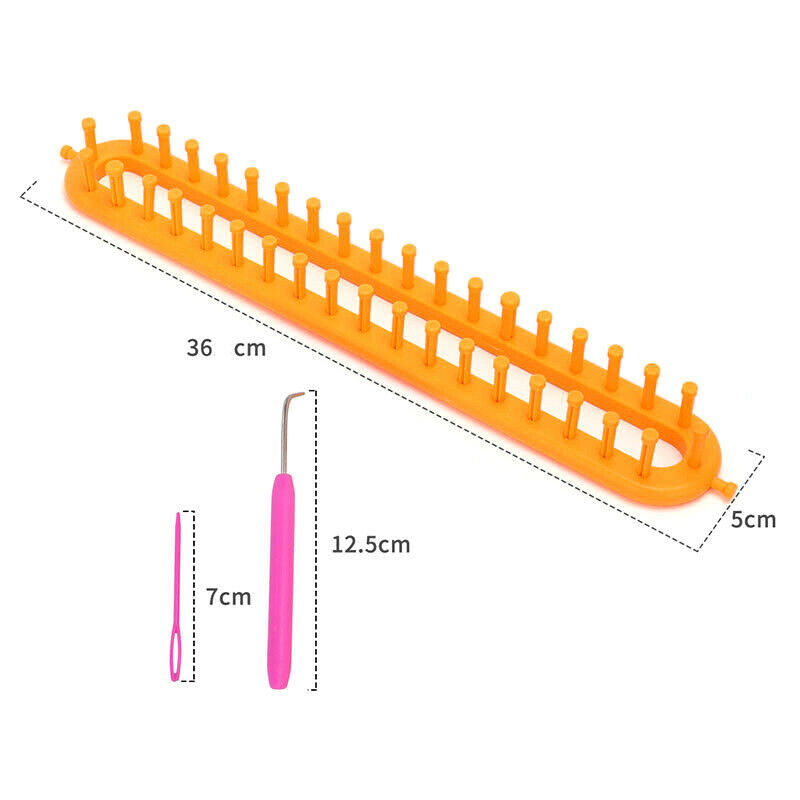 3pcs/Set Weaving Loom Knitting Kit Plastic Pompom Sock Hat Scarf Scarves Ma Fx