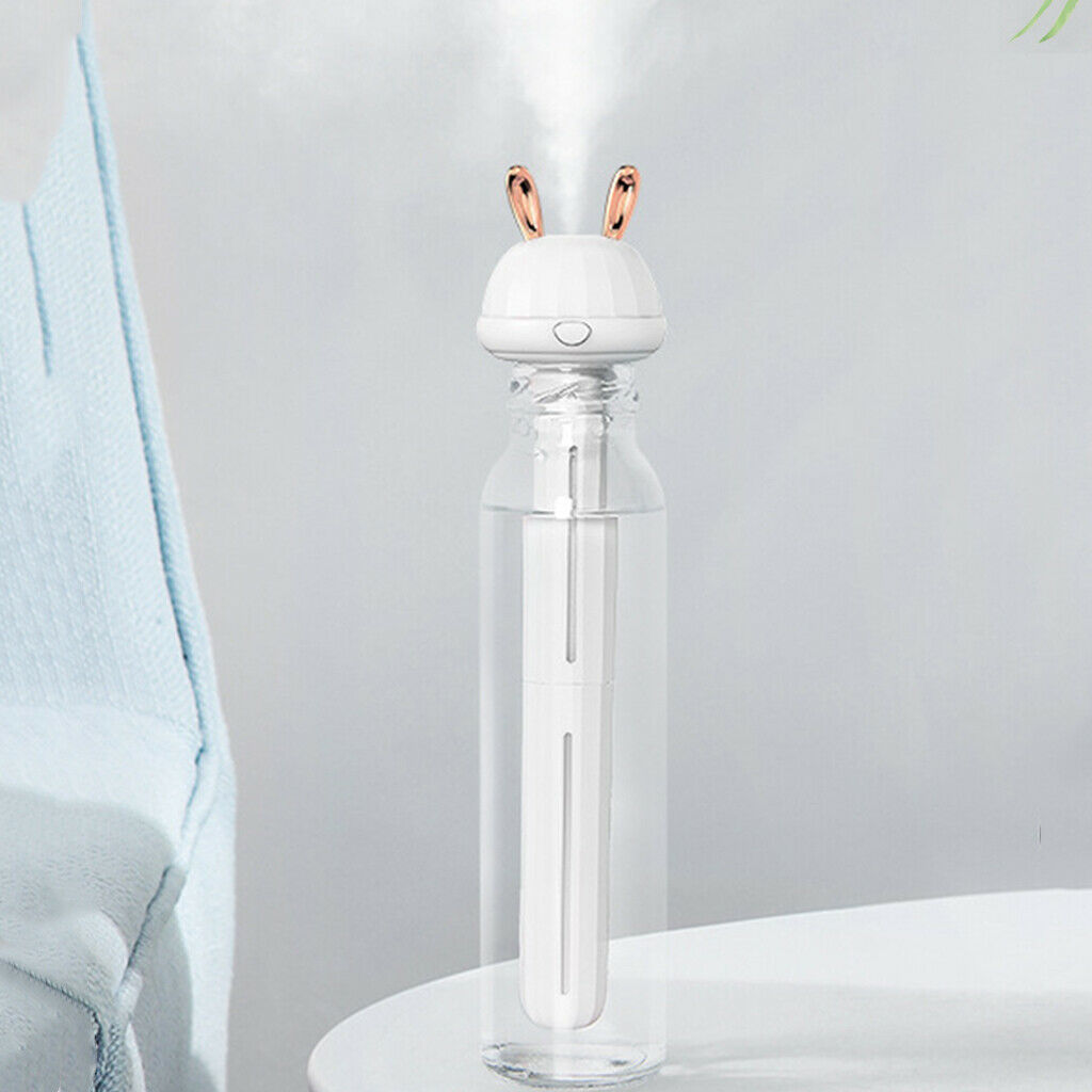 2 Pack Car Office Cute Portable Mini Air Diffuser Water Bottle Humidifier