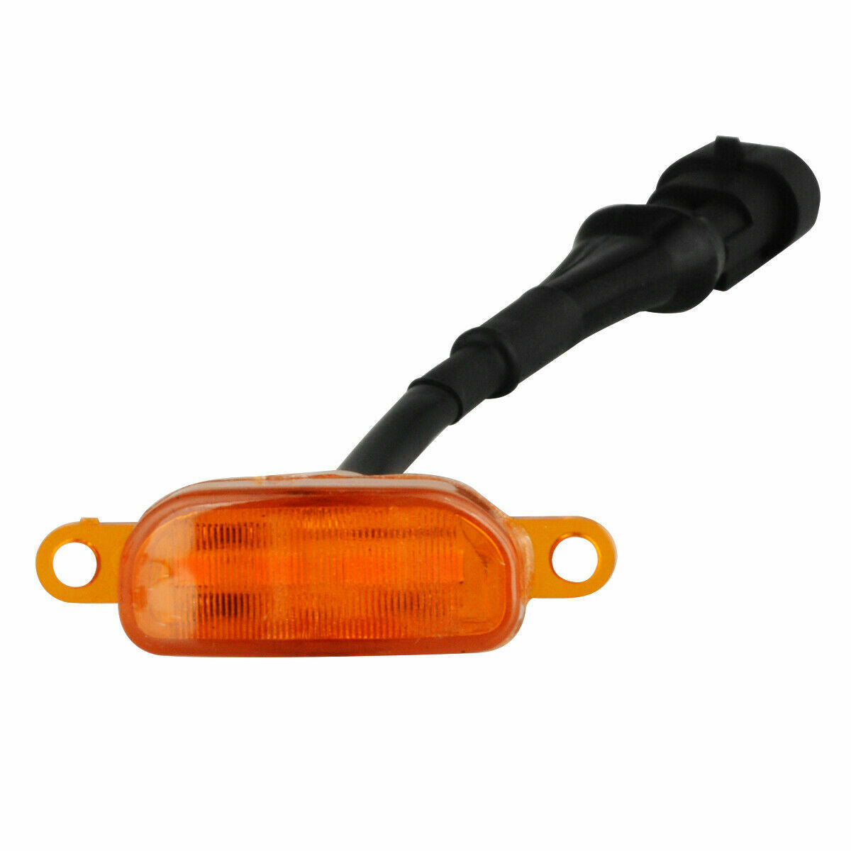 3Pcs Smoked Amber Yellow LED Front Grille Running Lights For Ford Raptor F-150